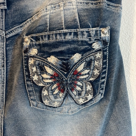 Fire And Rain Denim Shorts 5 Pockets Size 22 (1325) - Picture 4 of 6